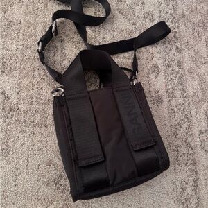 Ganni Black Polyester Mini Bag